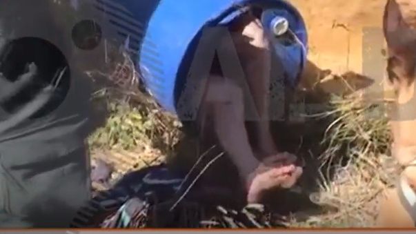 En la imagen, captura de cómo la Guardia Civil encontró a la mujer acusada de asesinar a sus dos hijos en Godella.