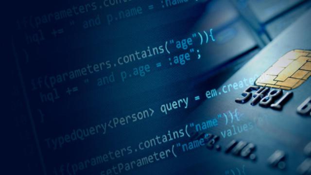 Imagen que fusiona programación y banca