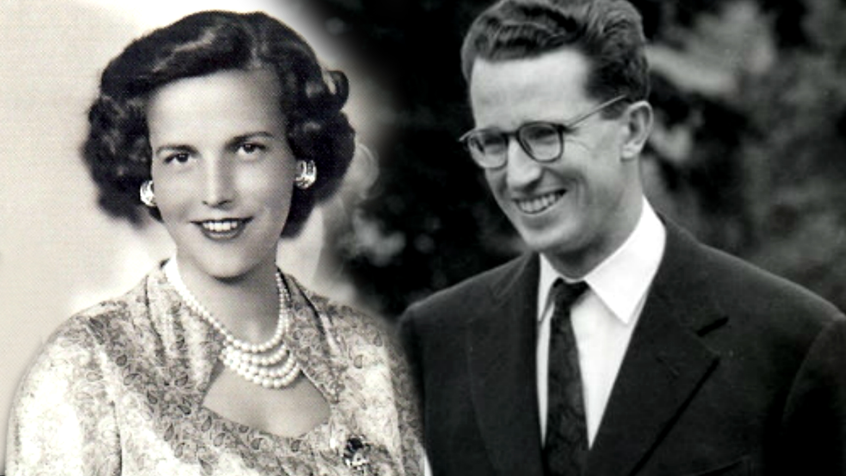 La princesa Lilian y su hijastro, el rey Balduino de Bélgica.