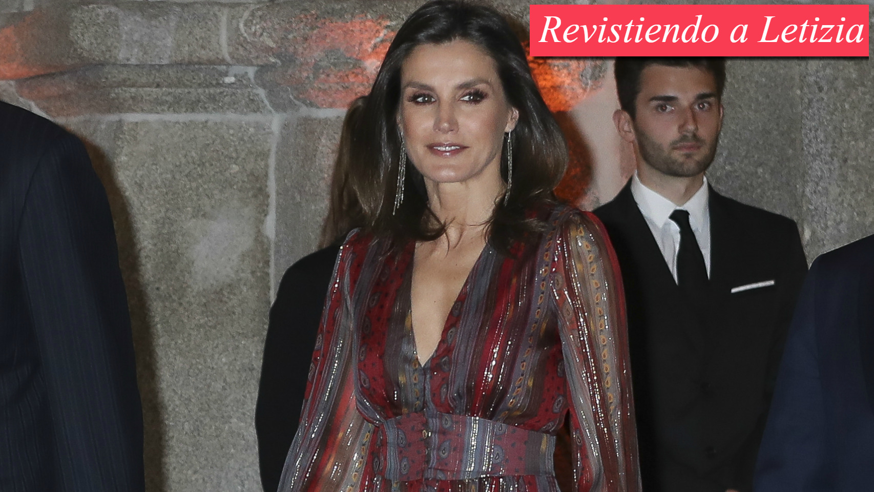 Letizia, muy sonriente, asistiendo a los Premios Nacionales de Cultura.