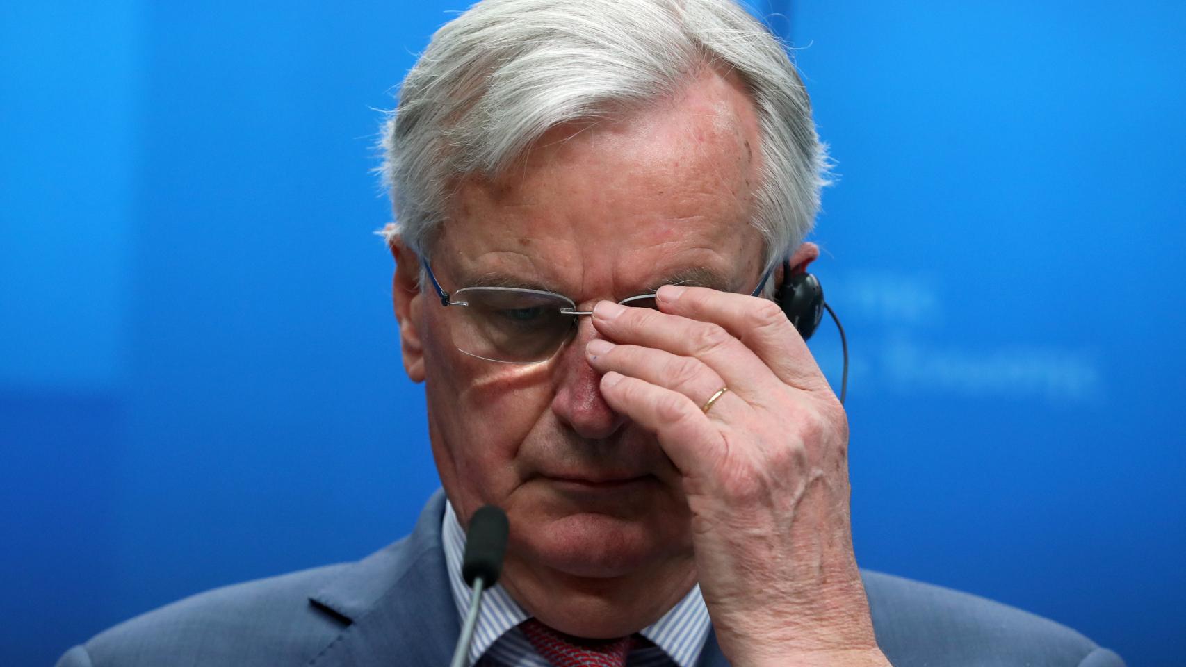 El negociador de la UE para el 'brexit', Michel Barnier, durante la rueda de prensa