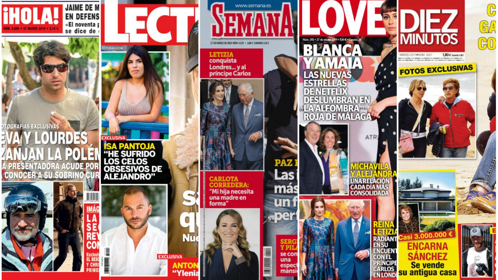 Estas son las revistas de este miércoles.