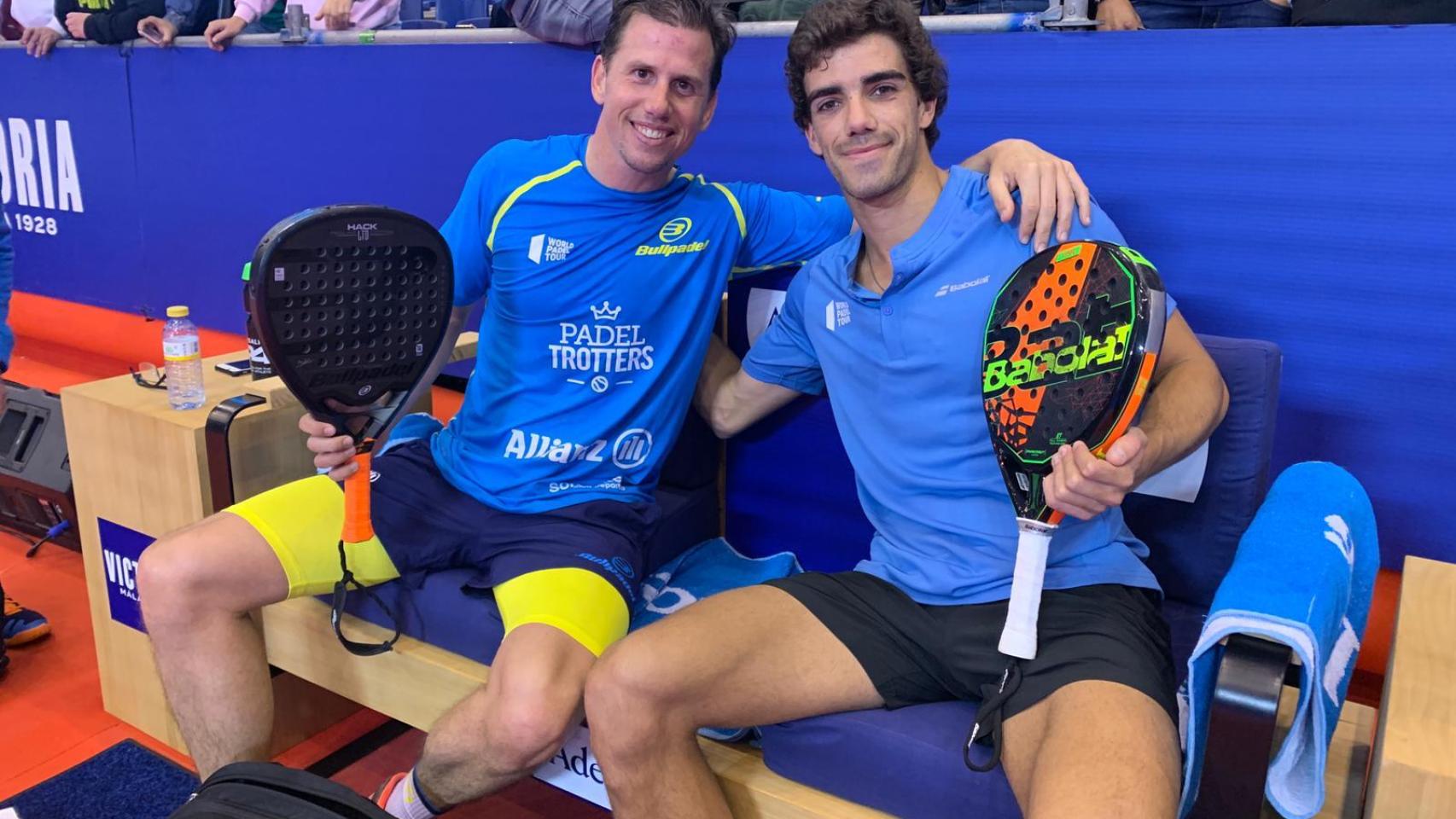 Paquito Navarro y Juan Lebrón. Foto: worldpadeltour