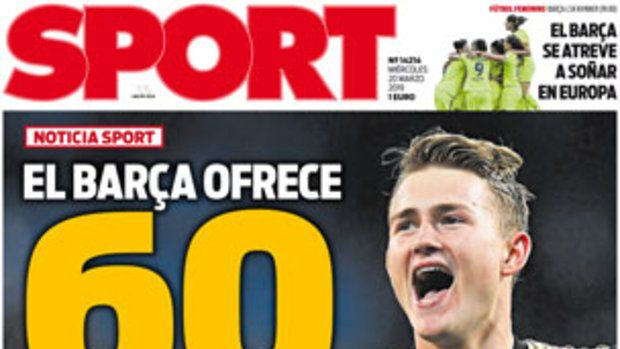 Portada Sport (20/03/19)