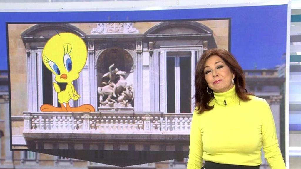 Ana Rosa propone a Quim Torra sustituir los lazos amarillos por Piolín o Bob Espoja