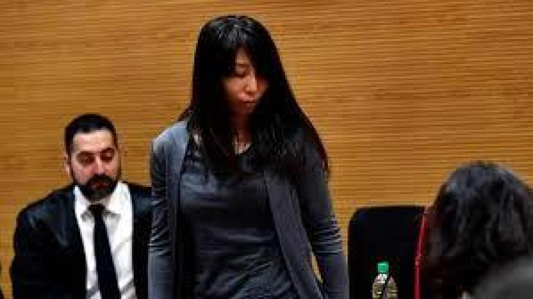 La condenada, Na Li, durante el juicio celebrado en Las Palmas.