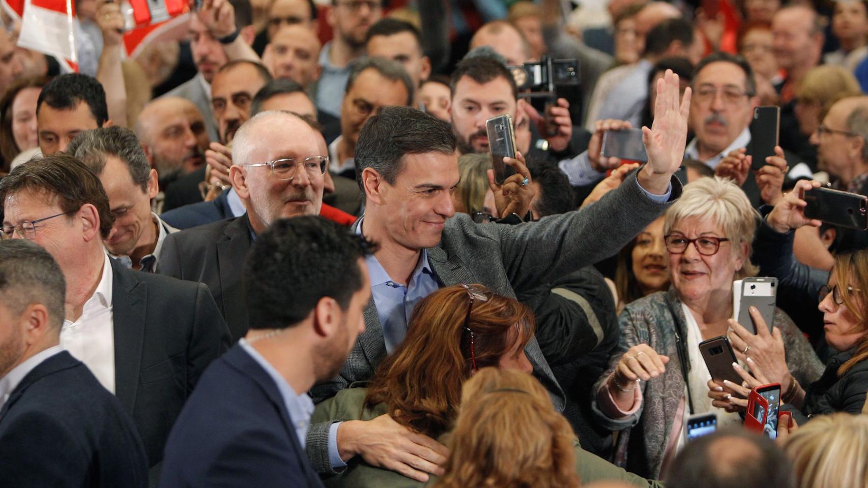 Sánchez, este sábado en Alicante.