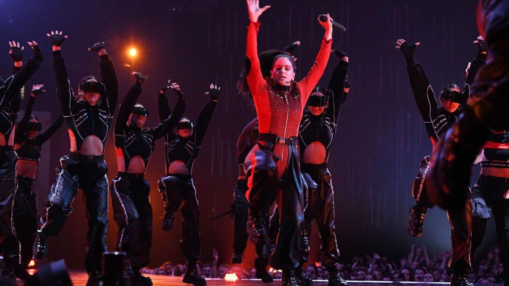 Rosalía en los MTV EMAs de Bilbao.