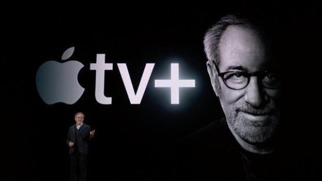 Spielberg en la presentación.