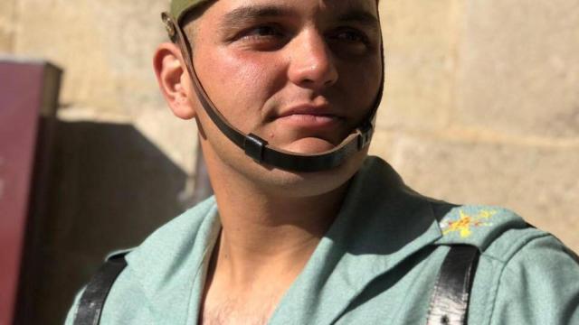 El caballero legionario Alejandro Jiménez Cruz.