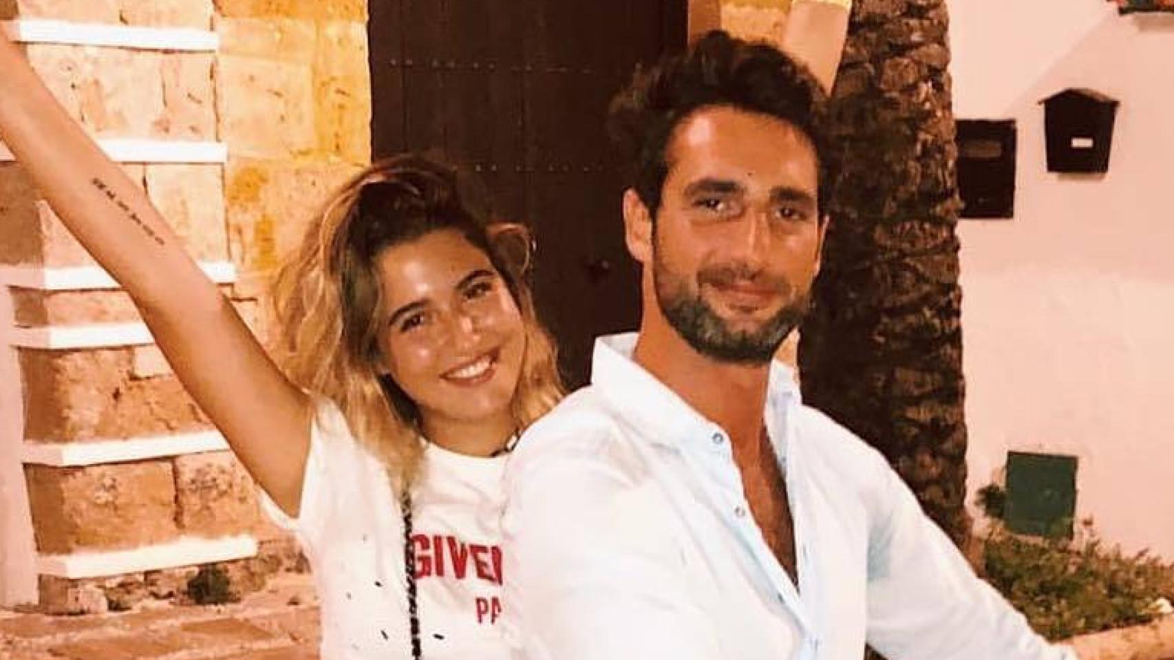 Alba Díaz y Javier Calle en una foto de Instagram.