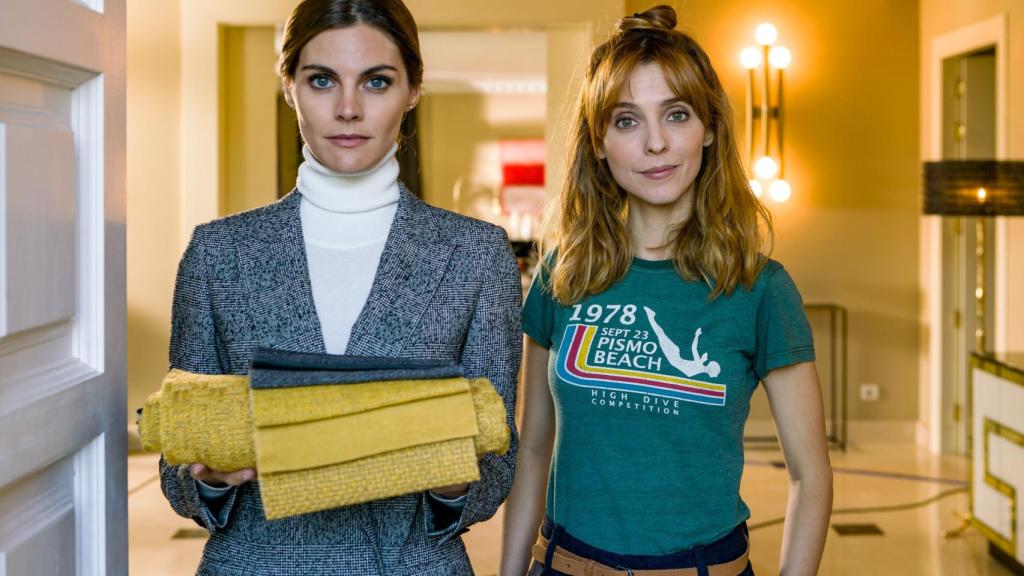 Amaia Salamanca y Leticia Dolera en el filme.