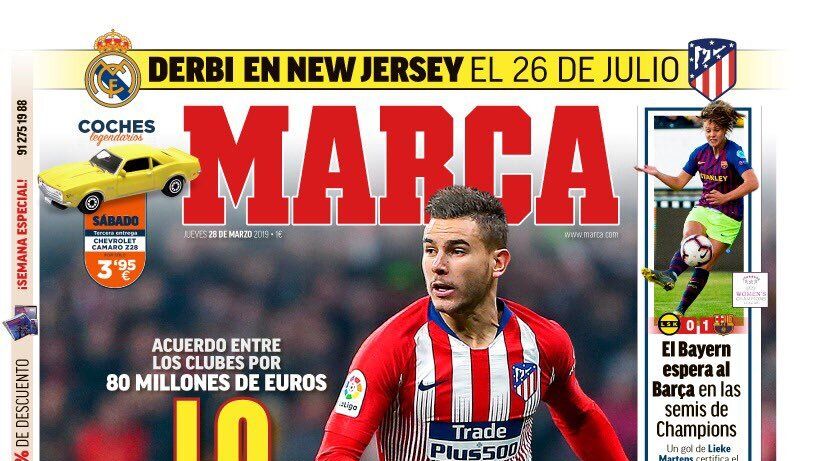 Portada MARCA (28/03/19)