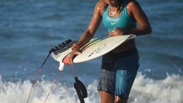 Luzimara Souza. Foto: Instagram: (@luzimara_surf)
