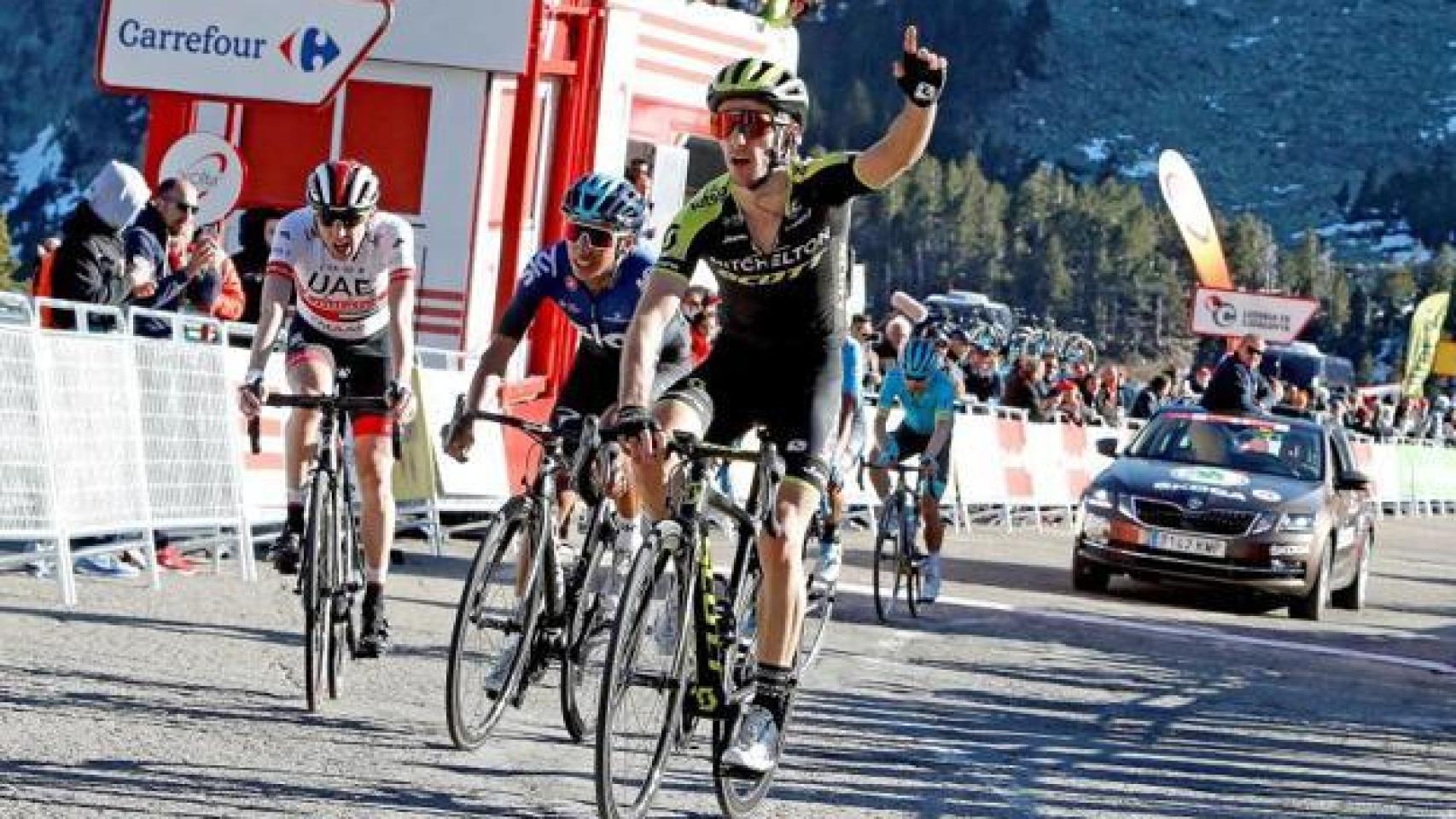 Adam Yates, en la Volta a Catalunya