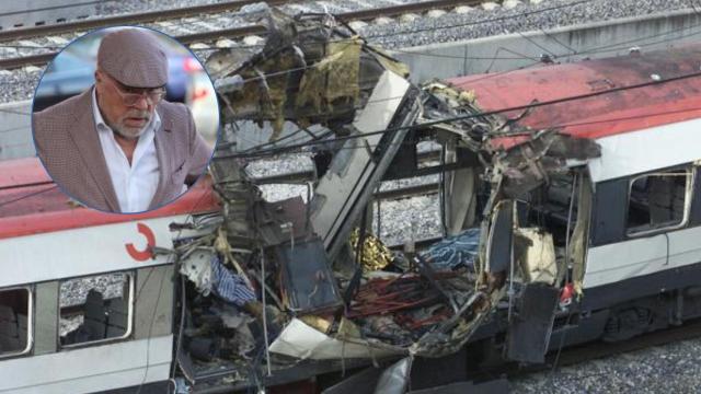 José Manuel Villarejo y una imagen del atentado del 11-M en Madrid.