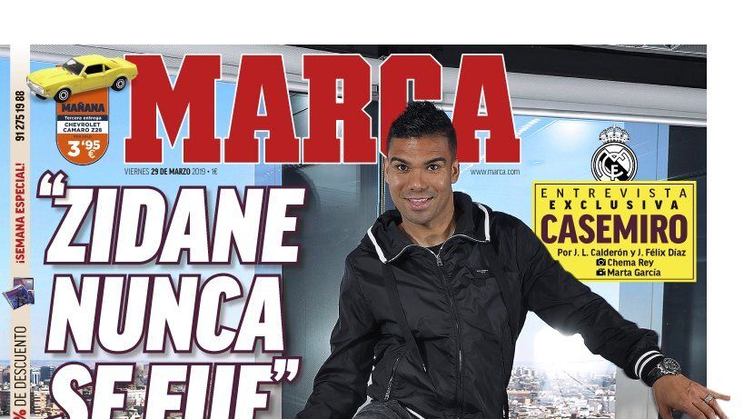 Portada diario MARCA (29/03/2019)
