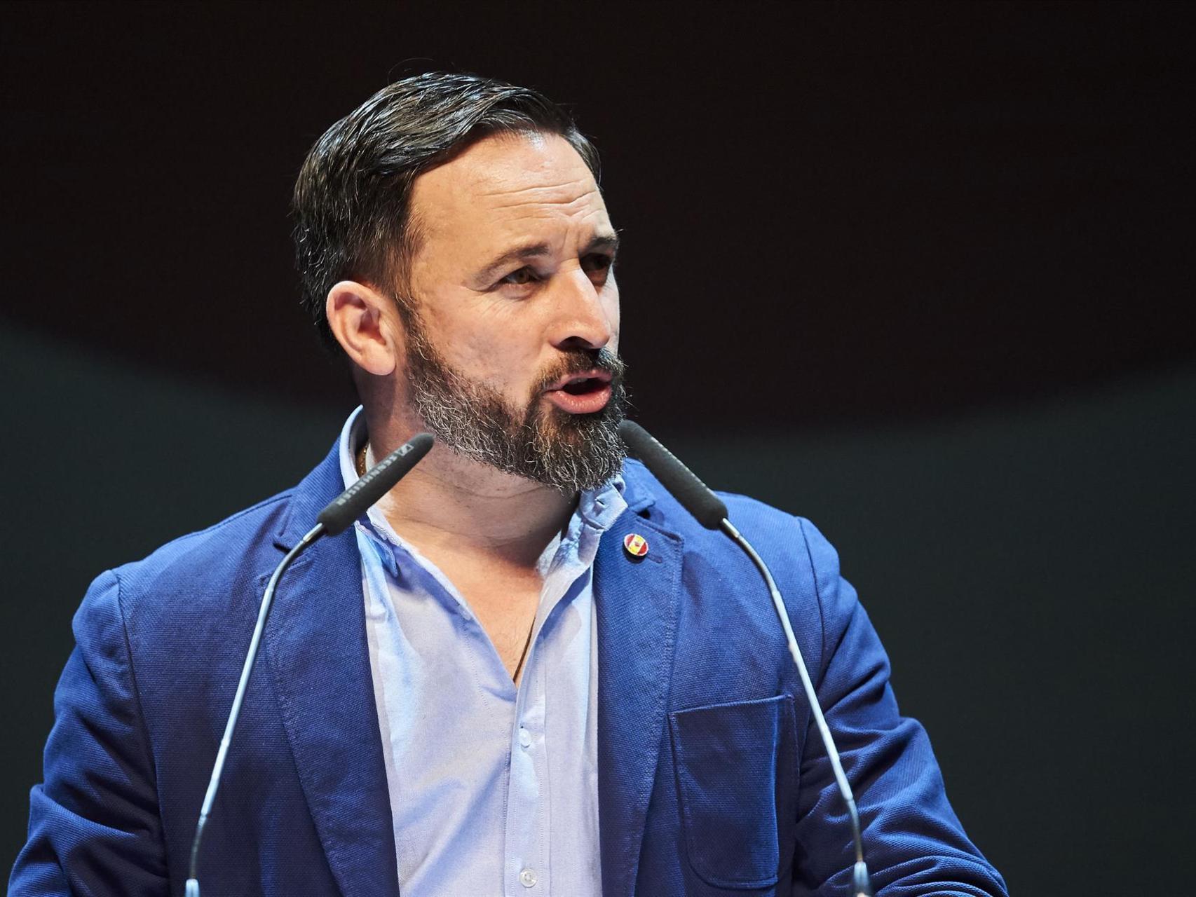 El líder de Vox, Santiago Abascal.