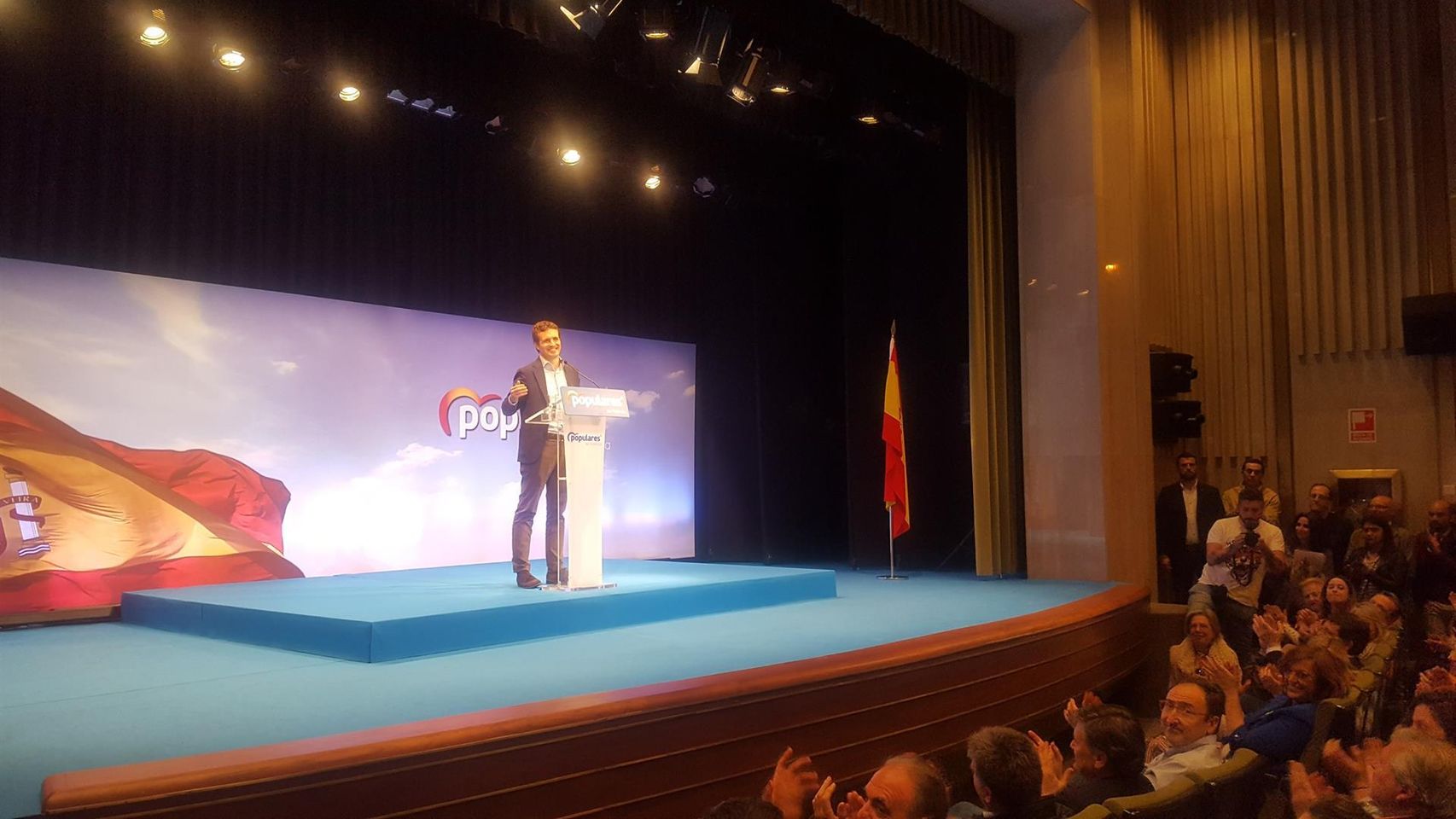 Casado en un acto público celebrado este sábado en Palencia