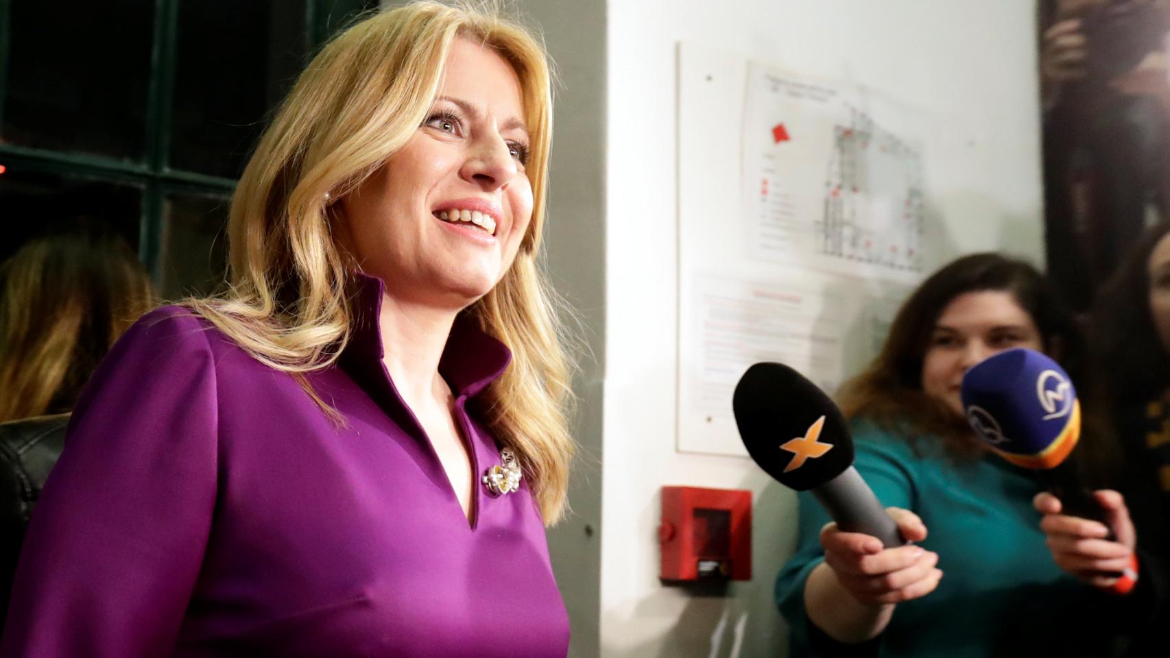 La candidata Zuzana Caputova