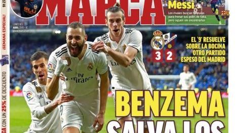 Portada MARCA (01/04/19)