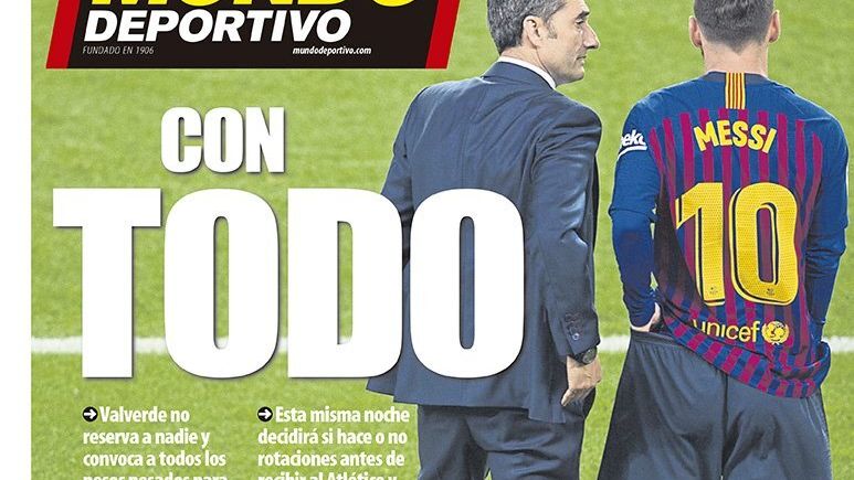 Portada Mundo Deportivo (2/04/2019)