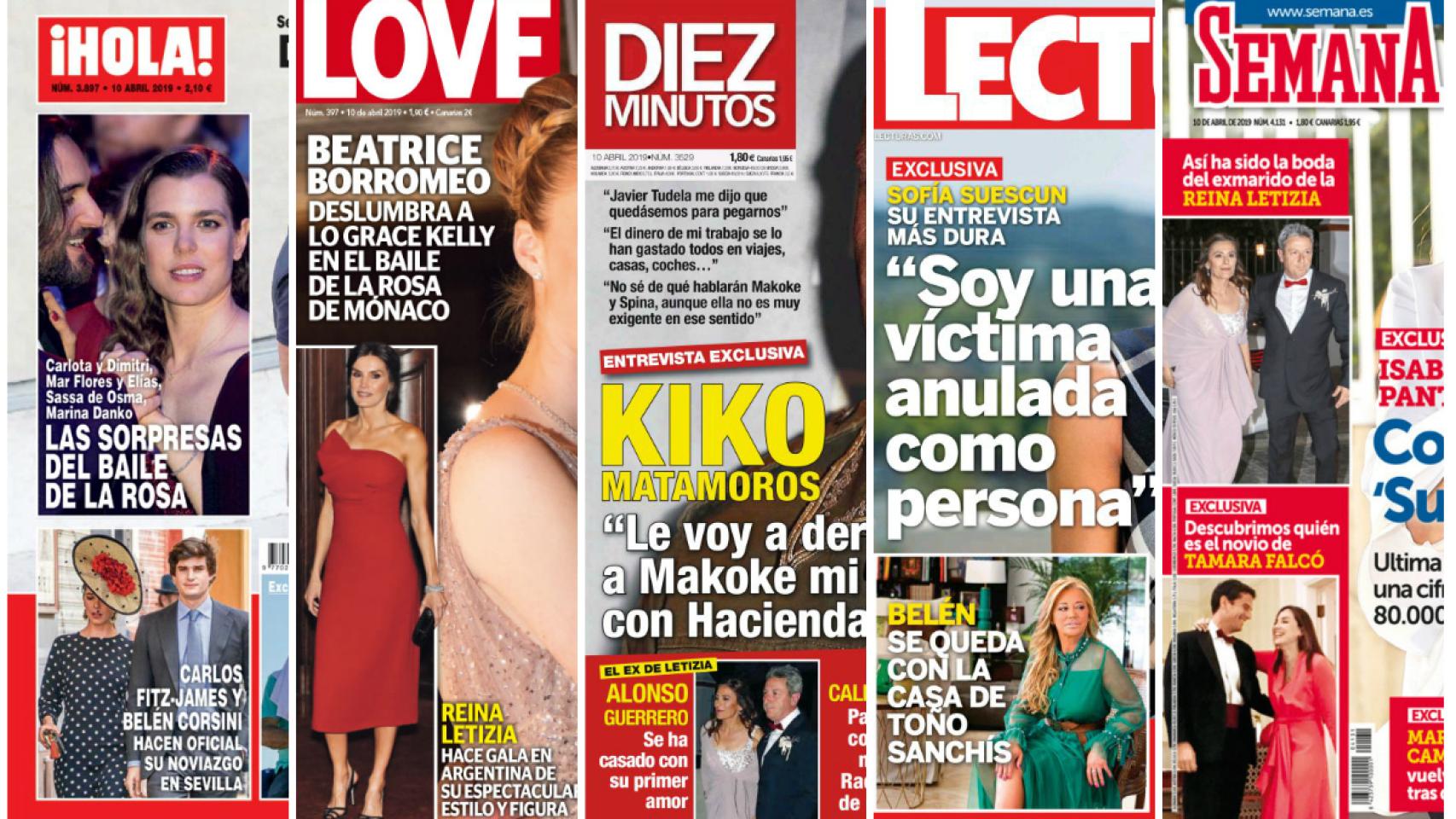 Estas son las revistas de este miércoles.