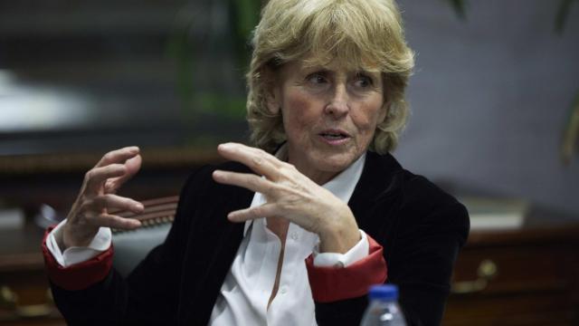 Mercedes Milá en la presentación del libro 'La epopeya de mujeres'.