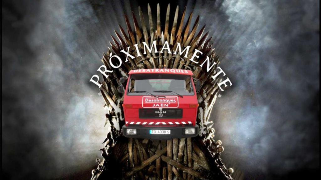 Montaje para promocionar la serie de Desatranques Jaén.