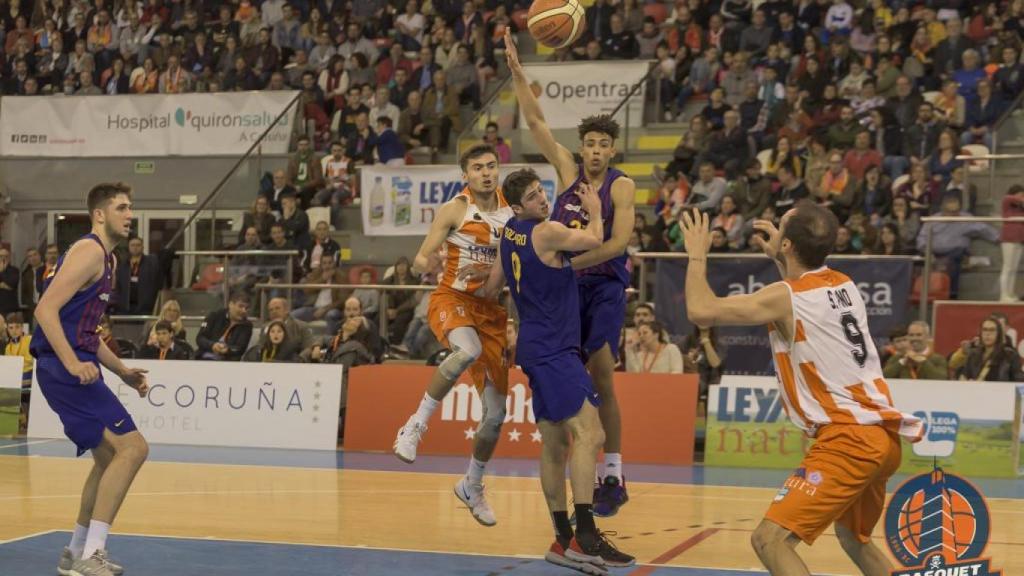 El Leyma Coruña logró una importante victoria ante el filial del Barça el pasado fin de semana en Riazor (Fuente: Leyma Coruña)