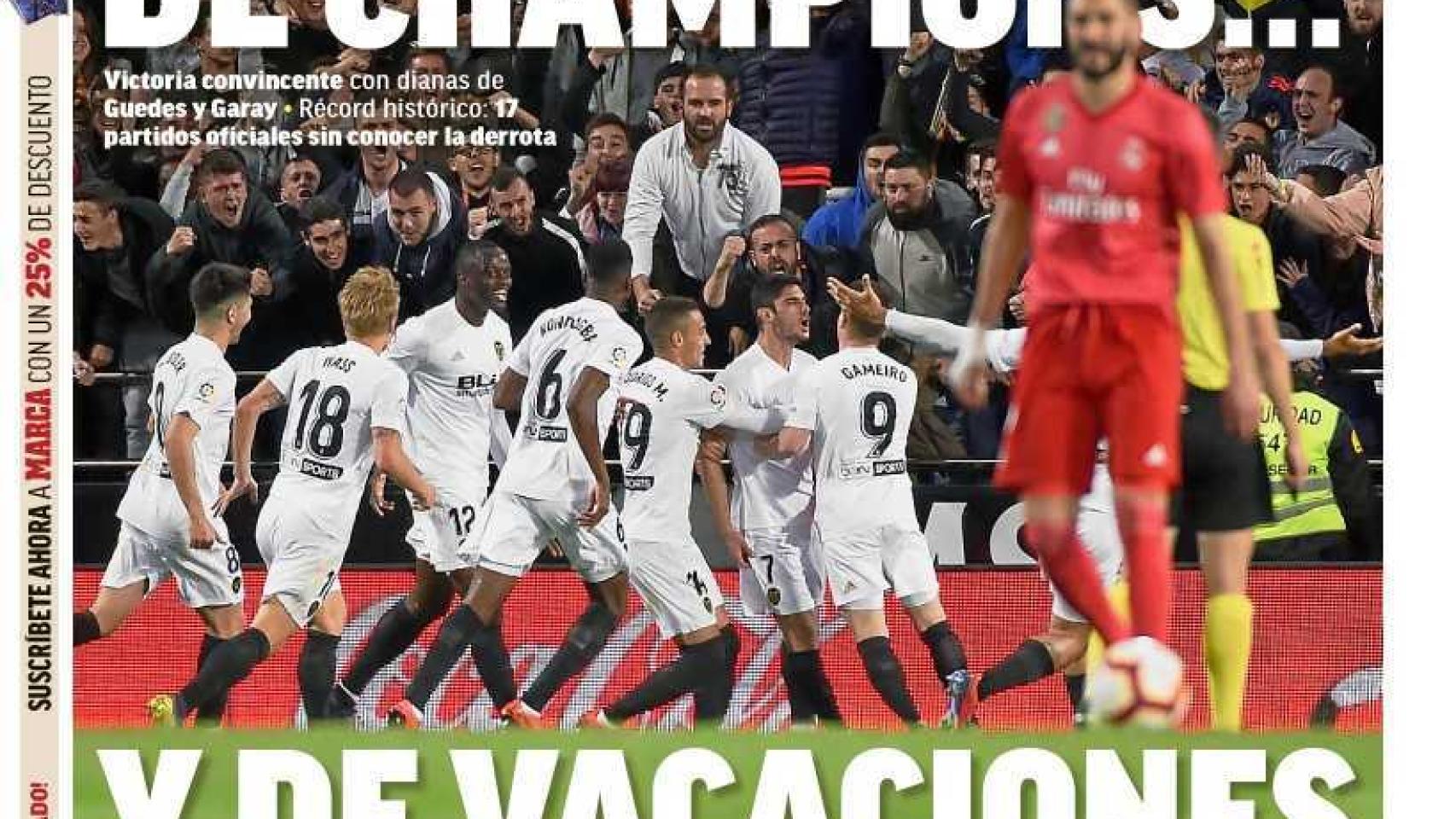 Portada Diario MARCA (4/4/2019)