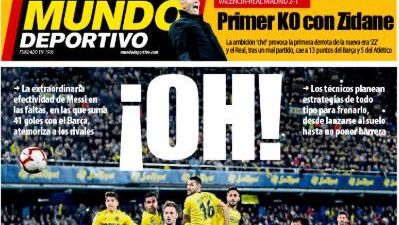 Portada Mundo Deportivo (4/4/2019)