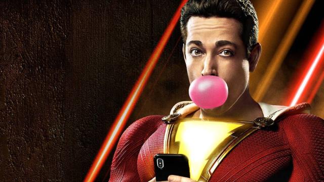 Zachary Levi como Shazam.