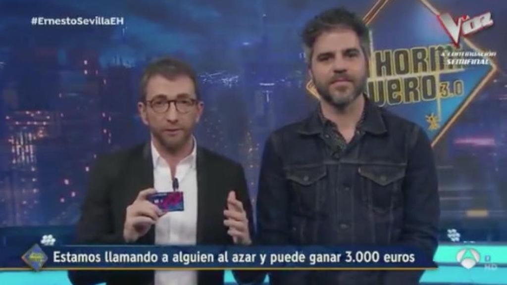 Pablo Motos y Ernesto Sevilla.