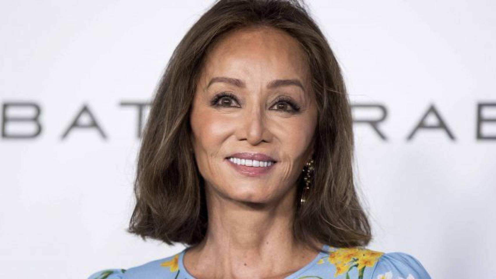 Isabel Preysler en el photocall de Rabat.
