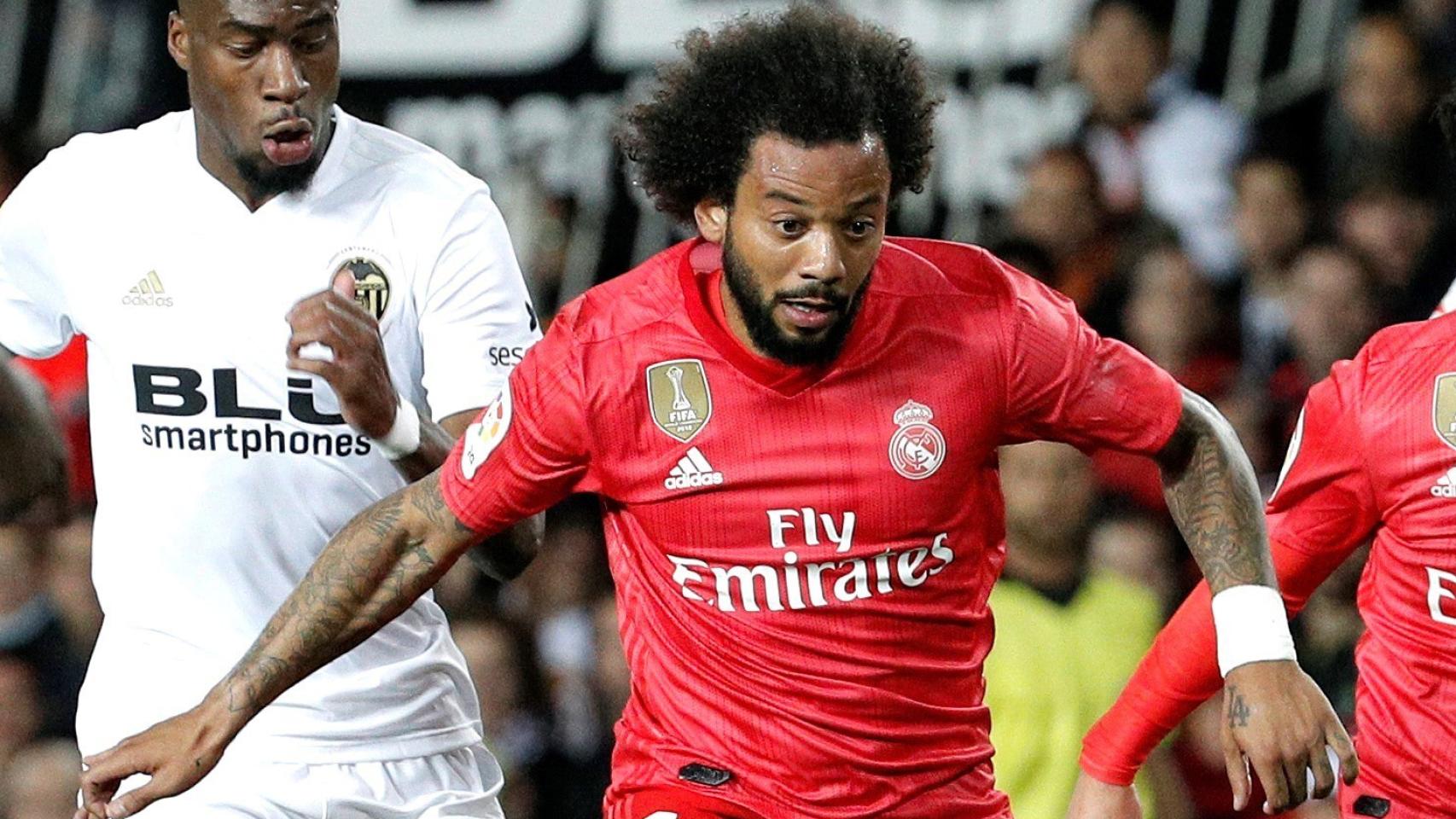 Marcelo contra el Valencia
