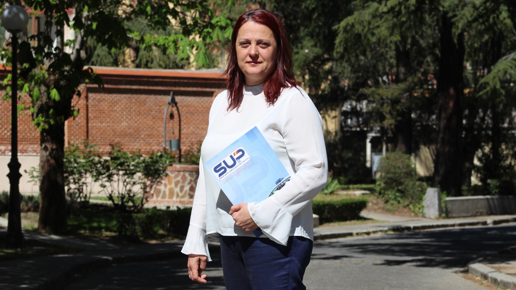 Mónica Gracia, secretaria general del Sindicato Unificado de Policía.