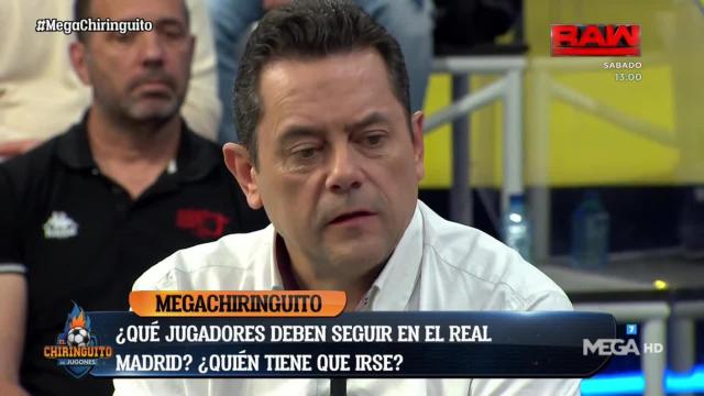 Roncero en El Chiringuito. Foto: Twitter (@elchiringuitotv)