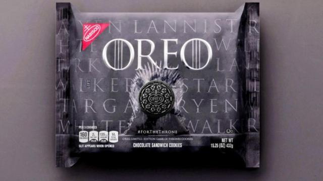 Oreo plasma los escudos de Juego de Tronos en sus galletas por tiempo limitado