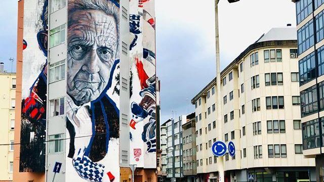 Mural de Lula Goce en Sada.