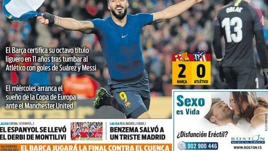 Portada del diario Sport (07/04/2019)