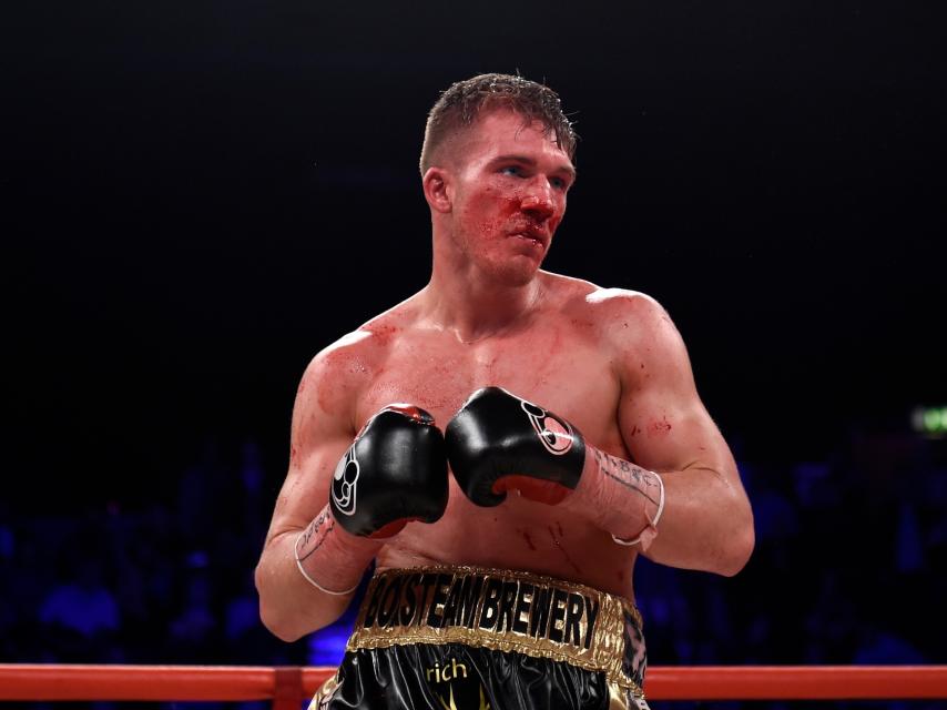 Nick Blackwell, durante una pelea