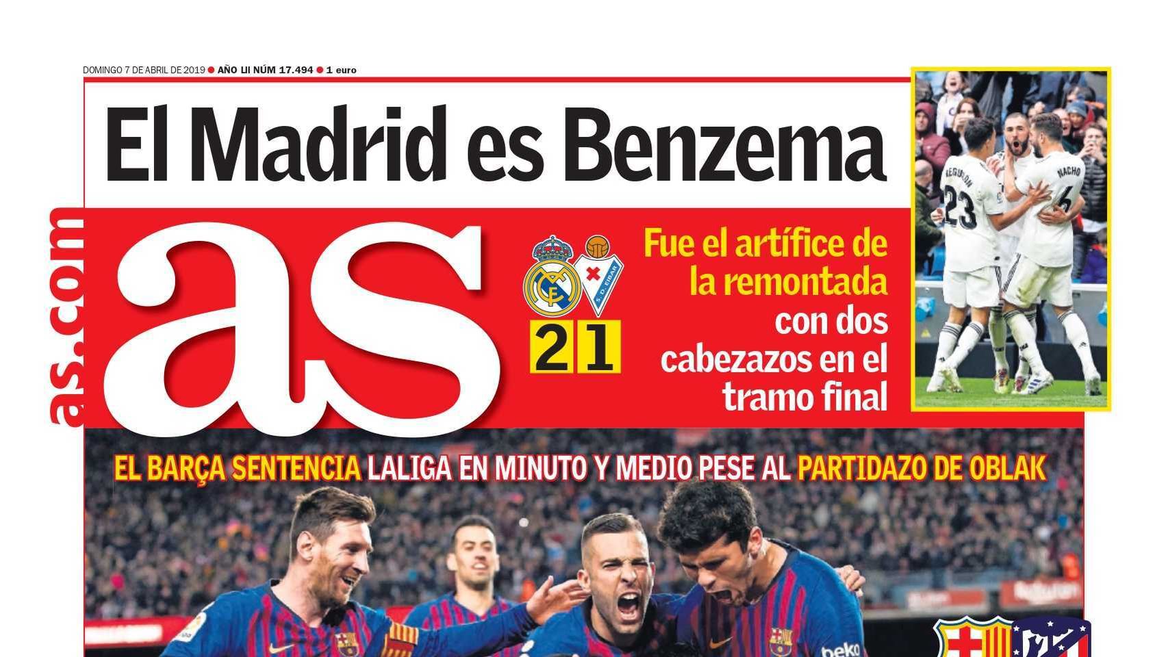 Portada AS (07/04/19)
