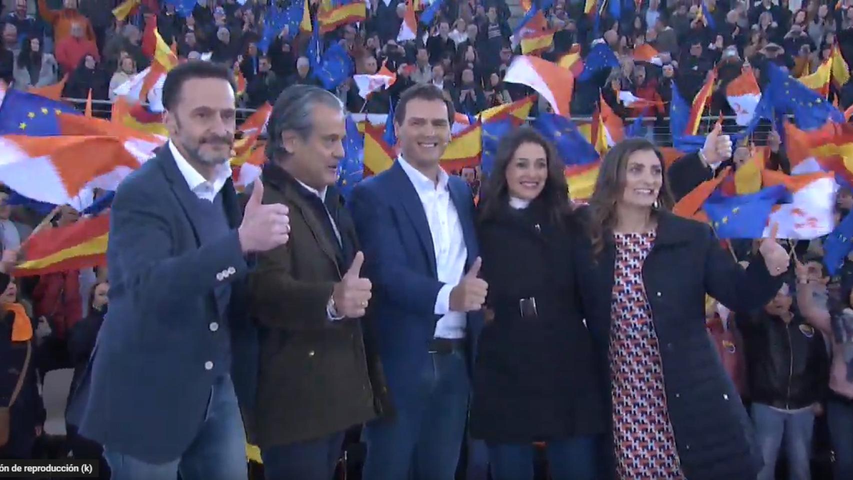 Mitin de Ciudadanos en Las Rozas.
