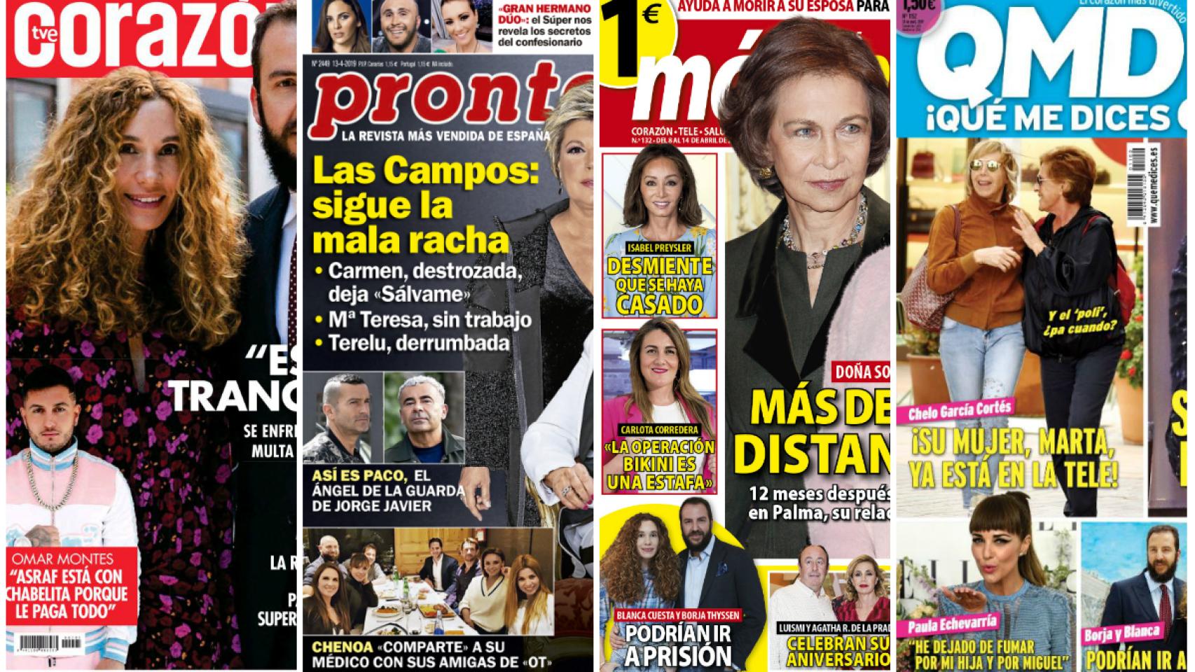 Estas son las revistas de este lunes.