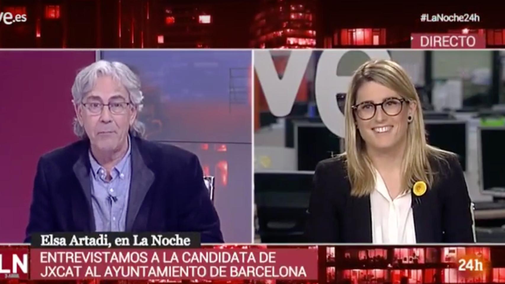 Elsa Artadi en TVE.