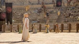 Daenerys en la Plaza de Toros de Osuna.