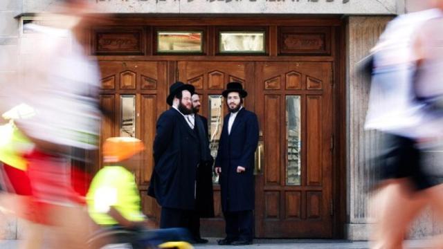 Judios ultraortodoxos en Nueva York