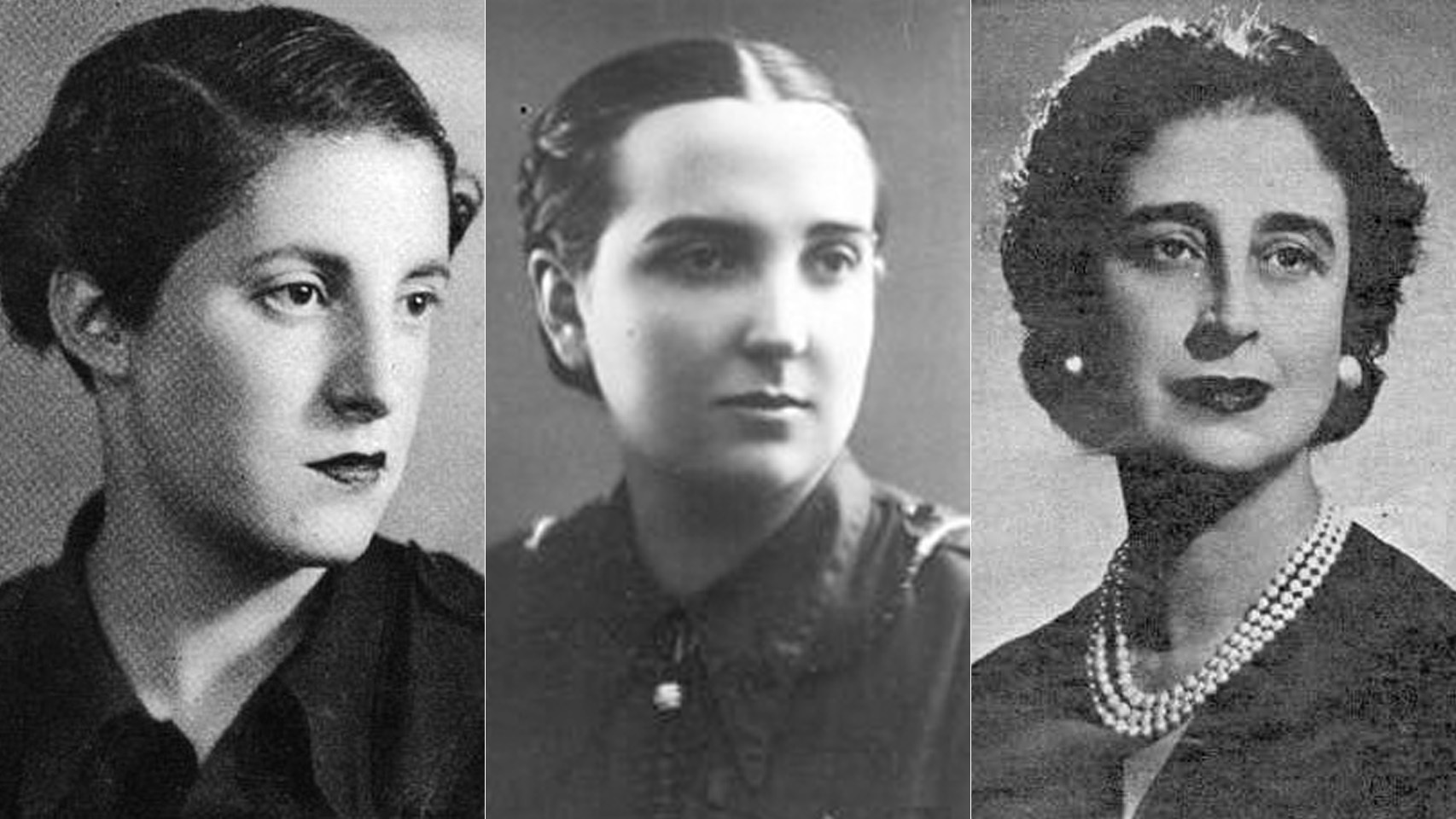 Las tres mujeres que protagonizan La Sección, en el Teatro Español.