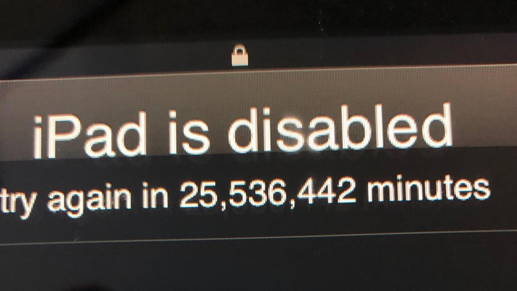 ipad bloqueado 1